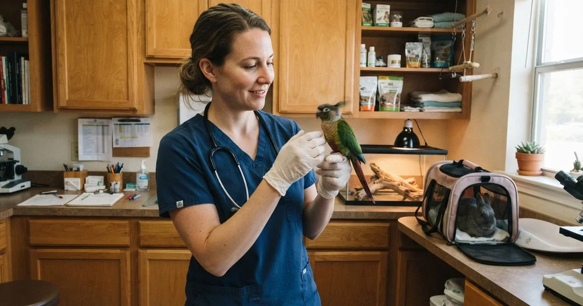 Finding a vet for a bird, reptile or small exotic pet