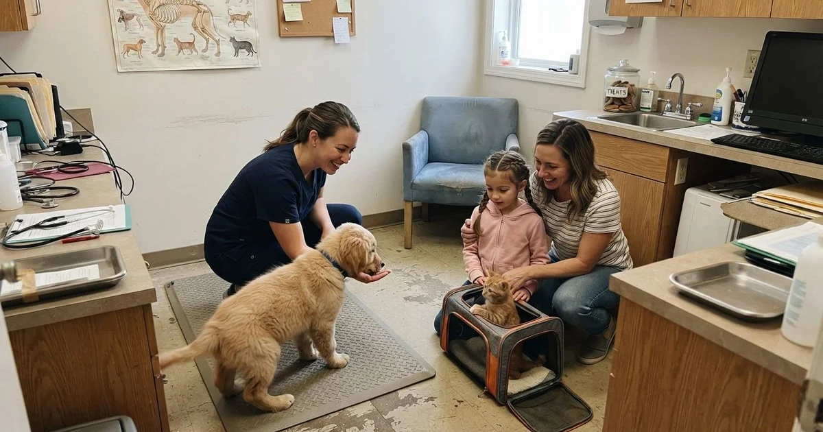 What to expect at a puppy or kitten's first vet visit